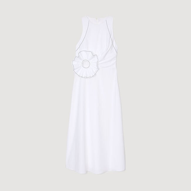 Ruffled maxi dress