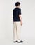 Knitted polo shirt with zip collar