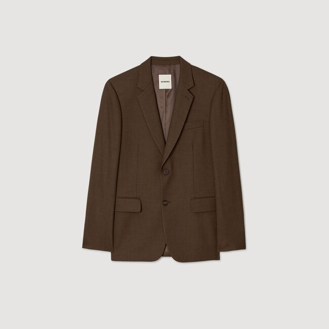 Wool suit jacket