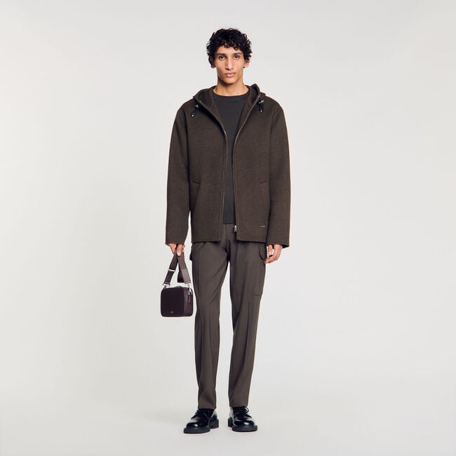 Hooded windbreaker