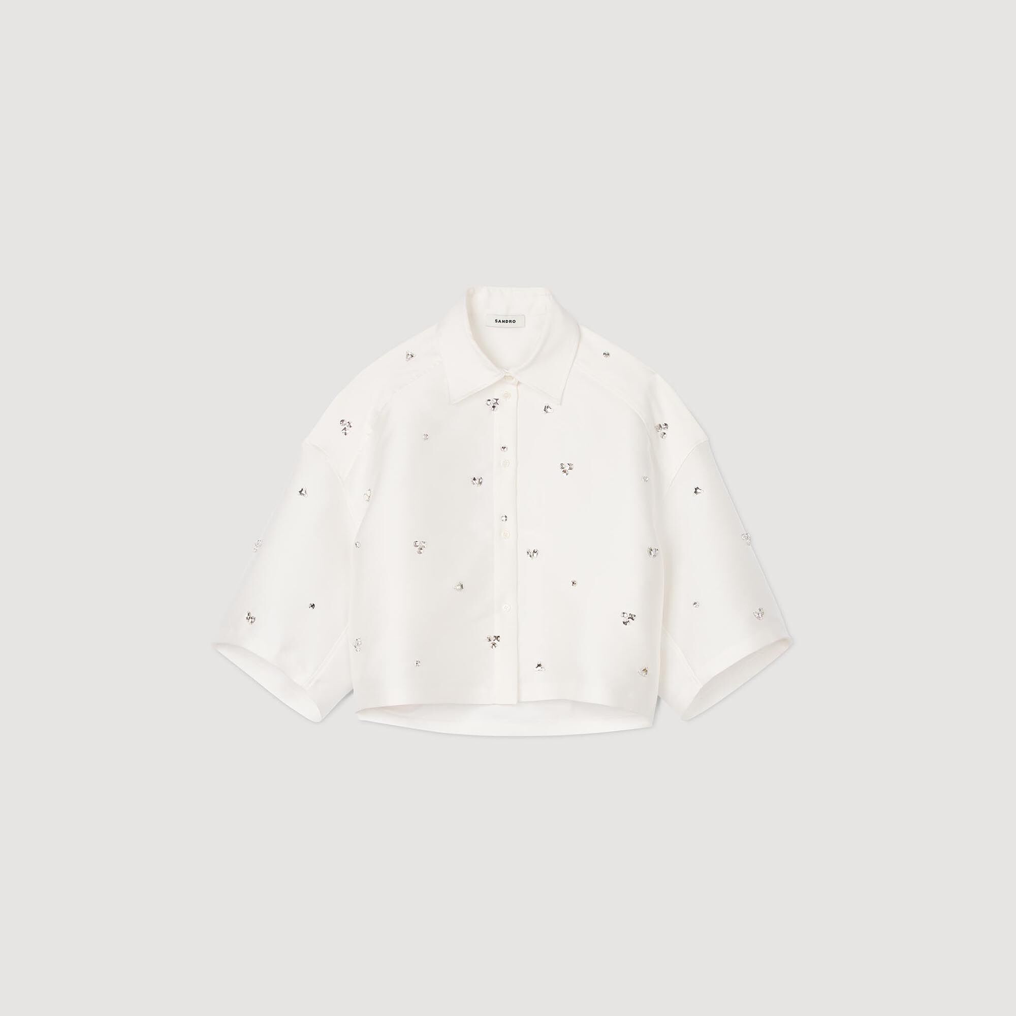 Shirt Embellished With Rhinestones