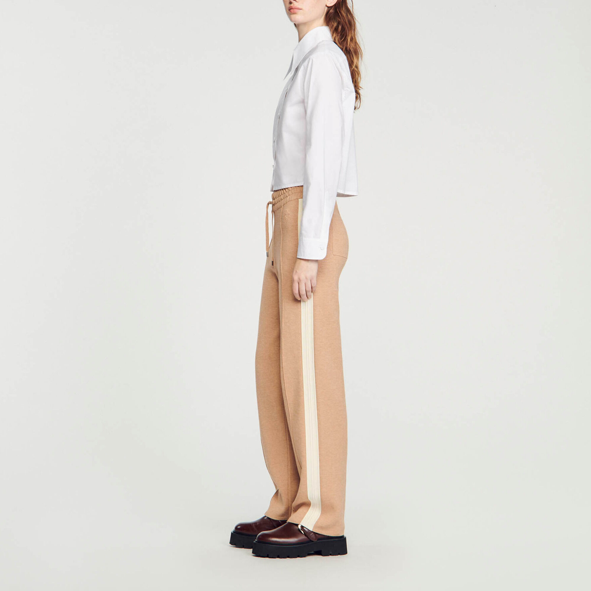 Knit jogging bottoms