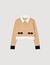 Cropped wool and cashmere sweater