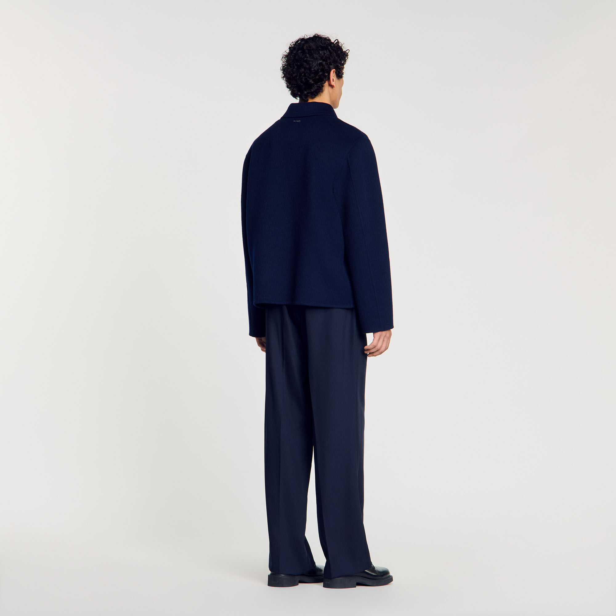 Double-faced wool jacket
