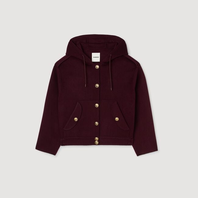 Double-faced wool coat