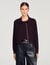 Shirt-collar cardigan
