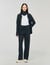 Knit rhinestone-covered pants