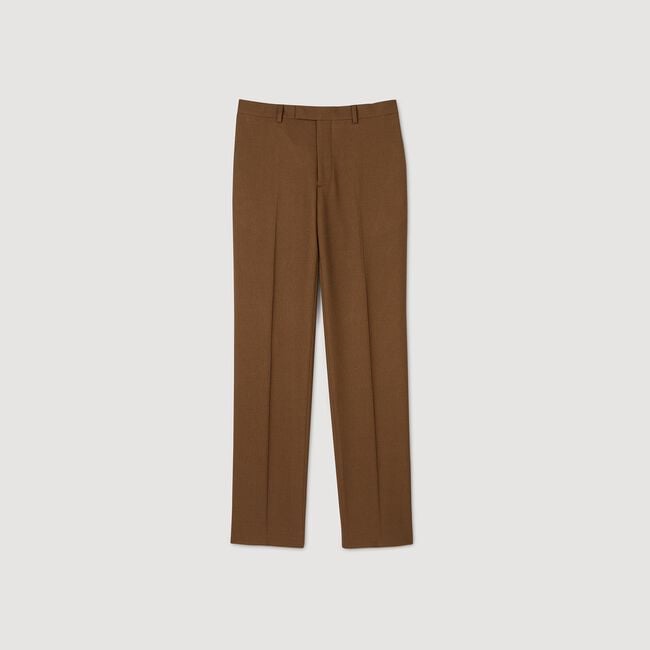 Wool suit trousers