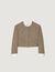 Short Micro Houndstooth Jacket
