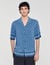 Square Cross motif flowing shirt