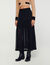 Pleated long skirt