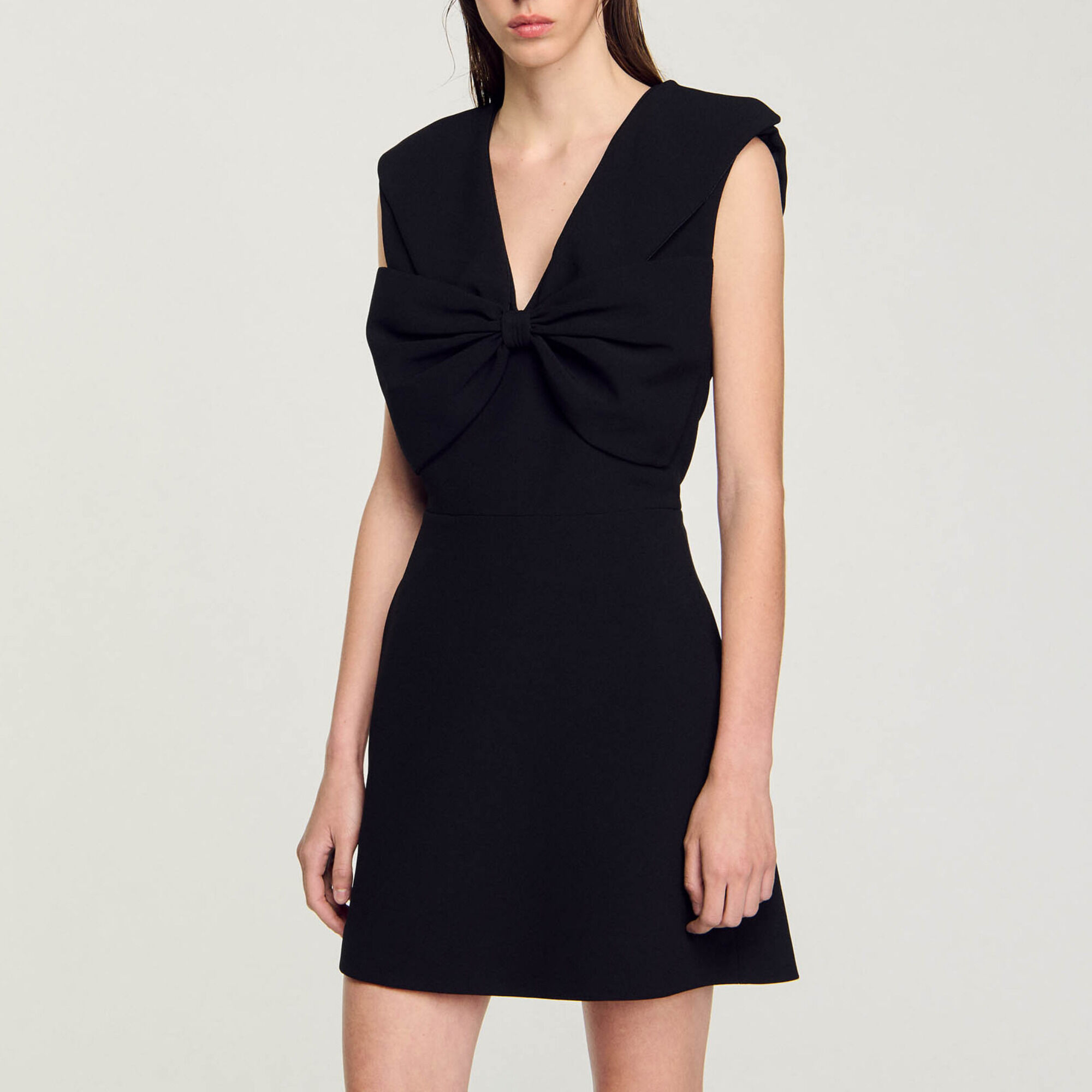 Short Dress With Bow