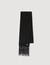 Fringed wool scarf