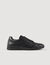 Embossed square cross leather sneakers