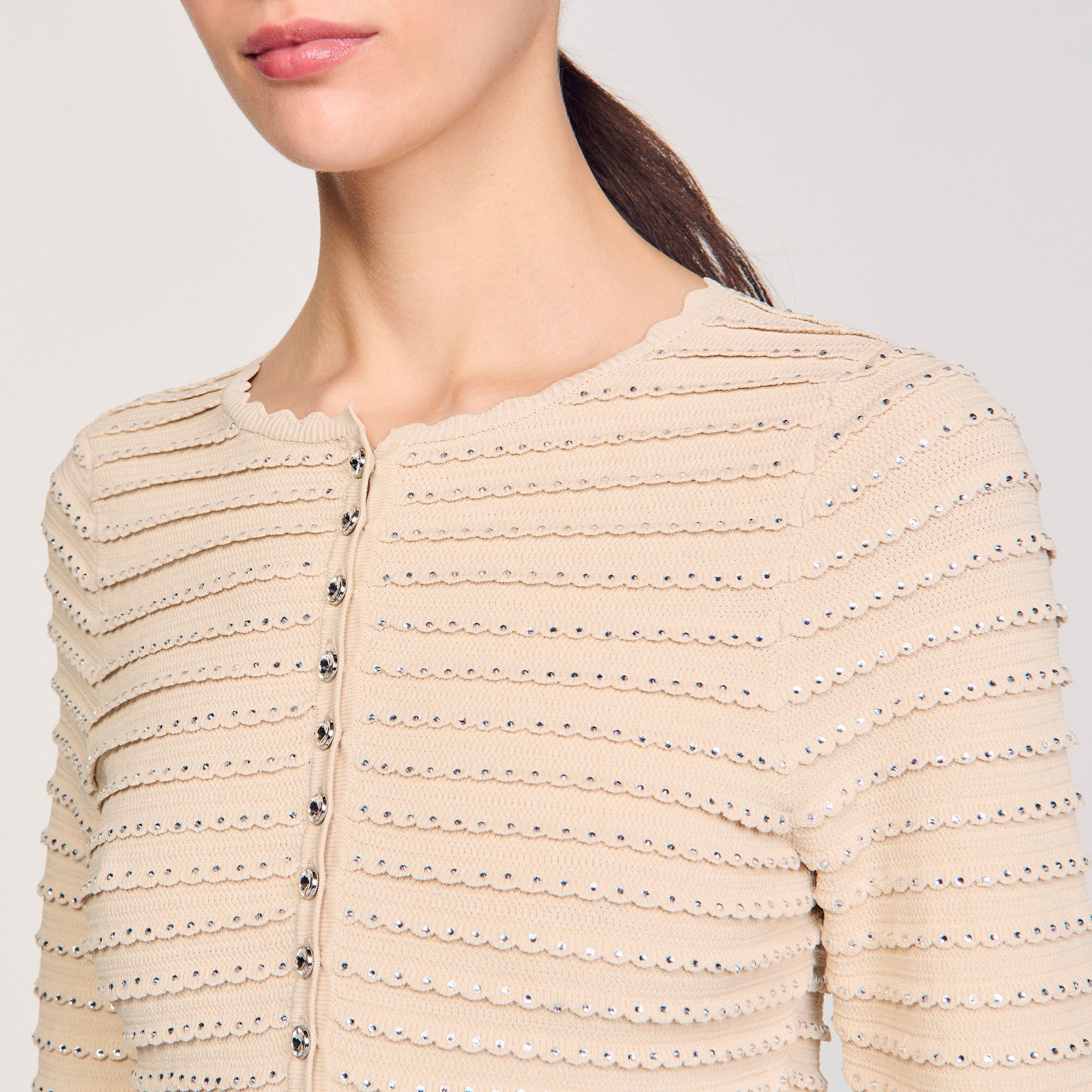 Rhinestone cardigan