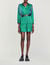 Printed shirt dress