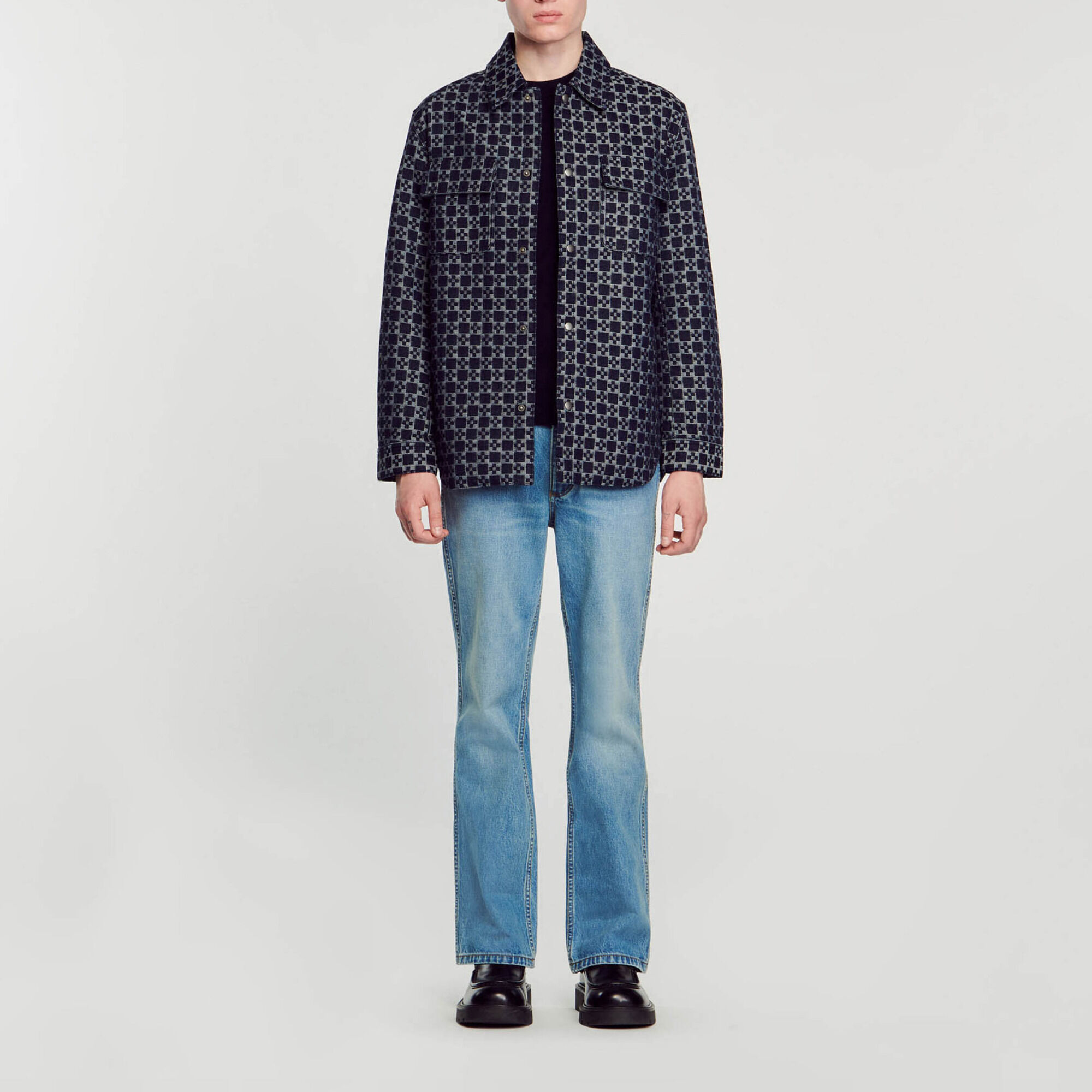 Square Cross overshirt