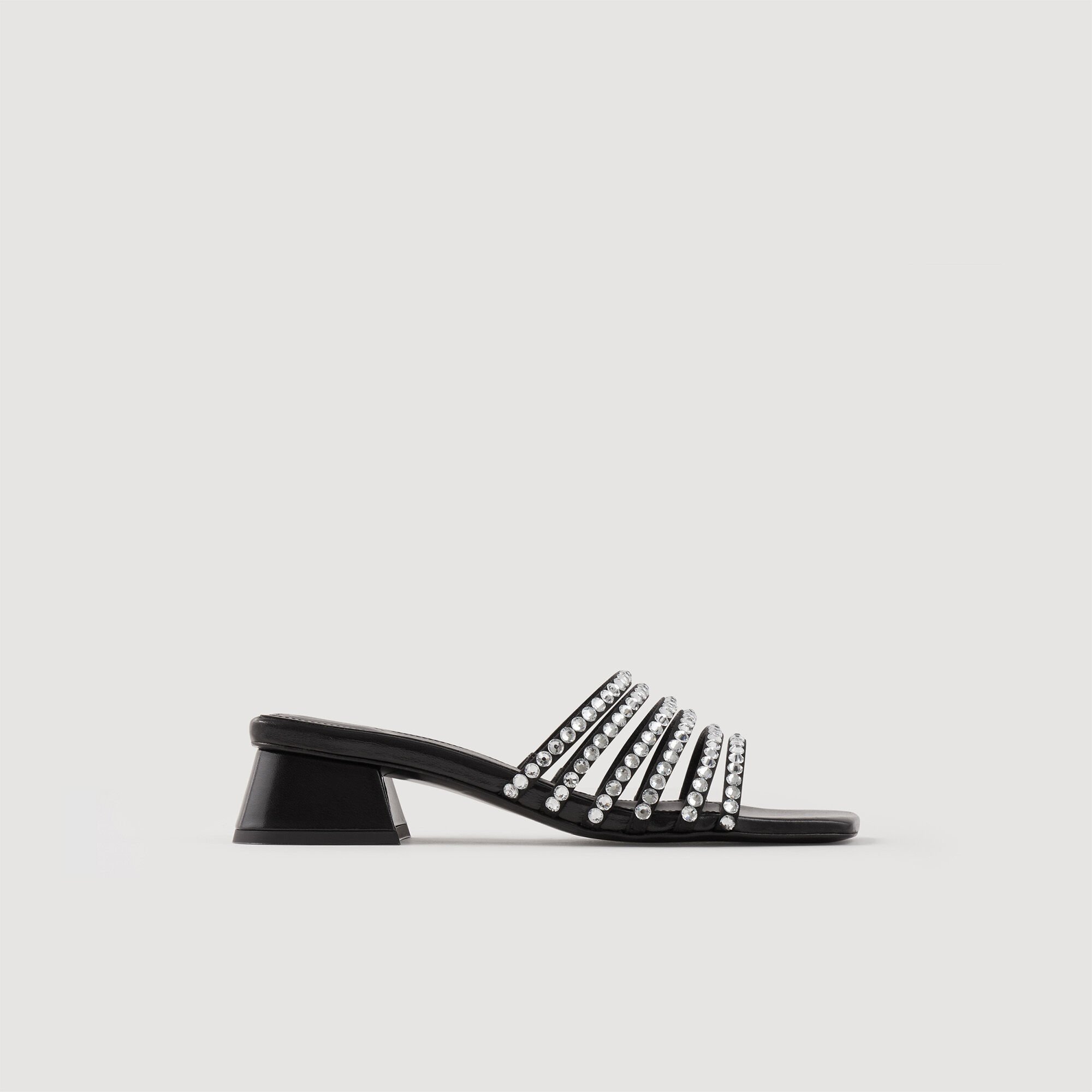 Rhinestone mules