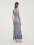 Knit maxi dress with studs