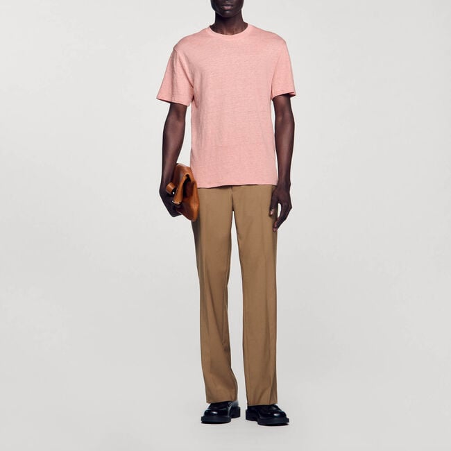 Certified linen T-shirt