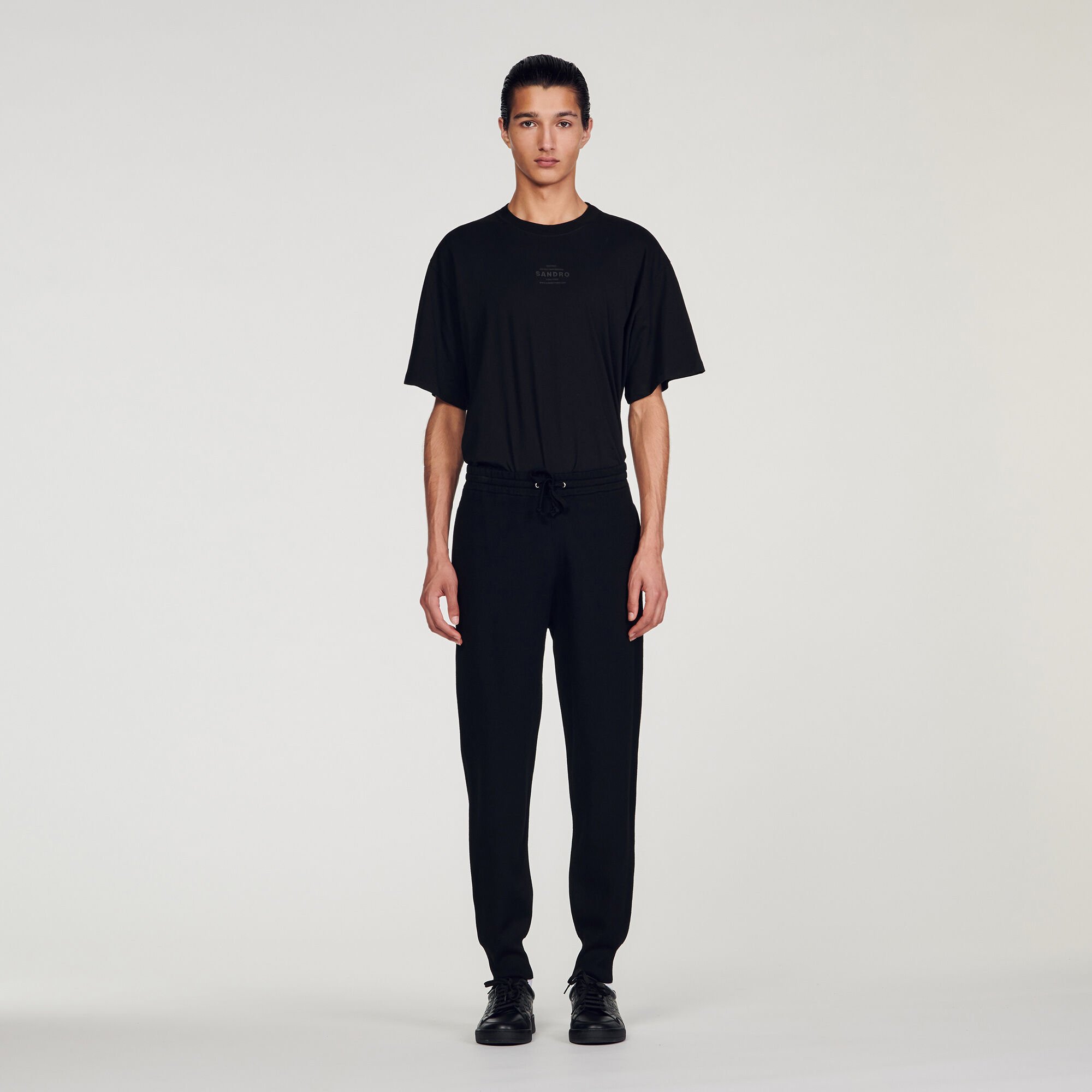 Knit jogging bottoms