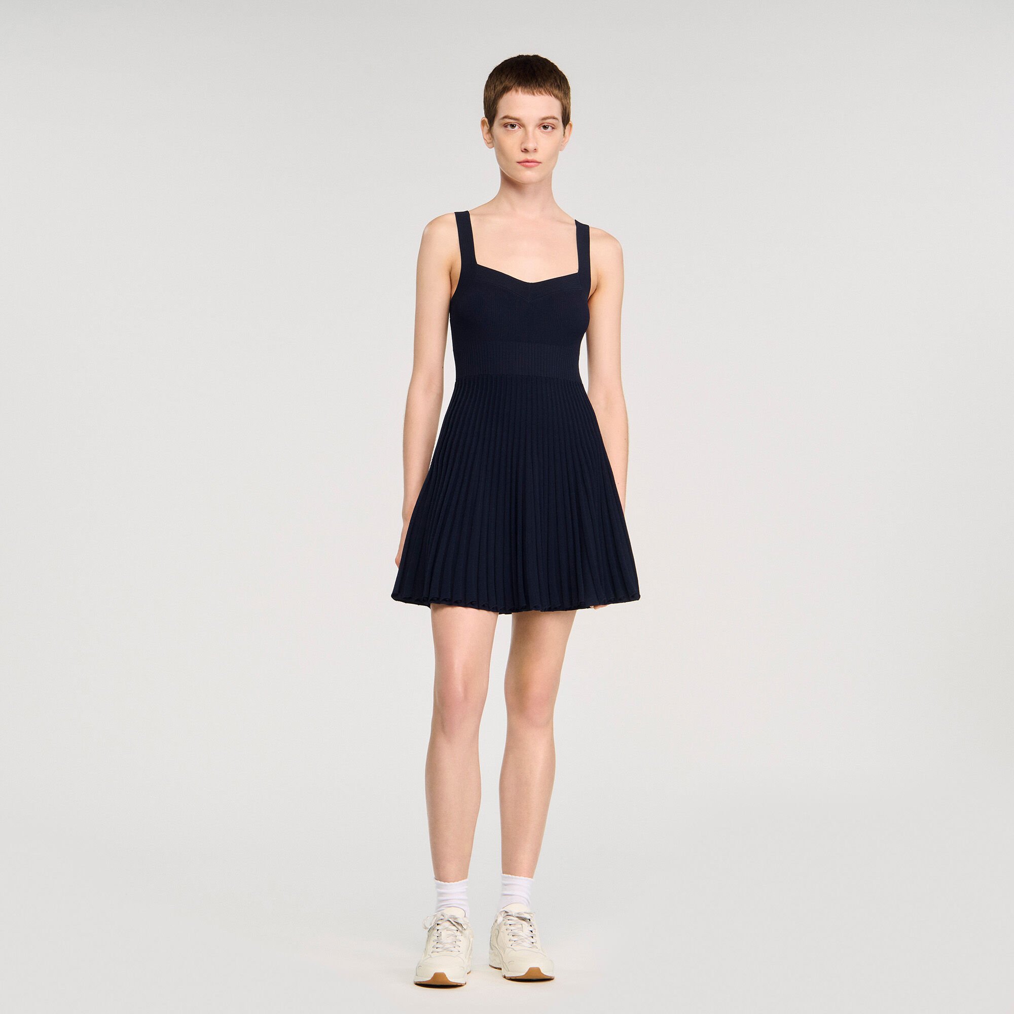 Mini knit dress