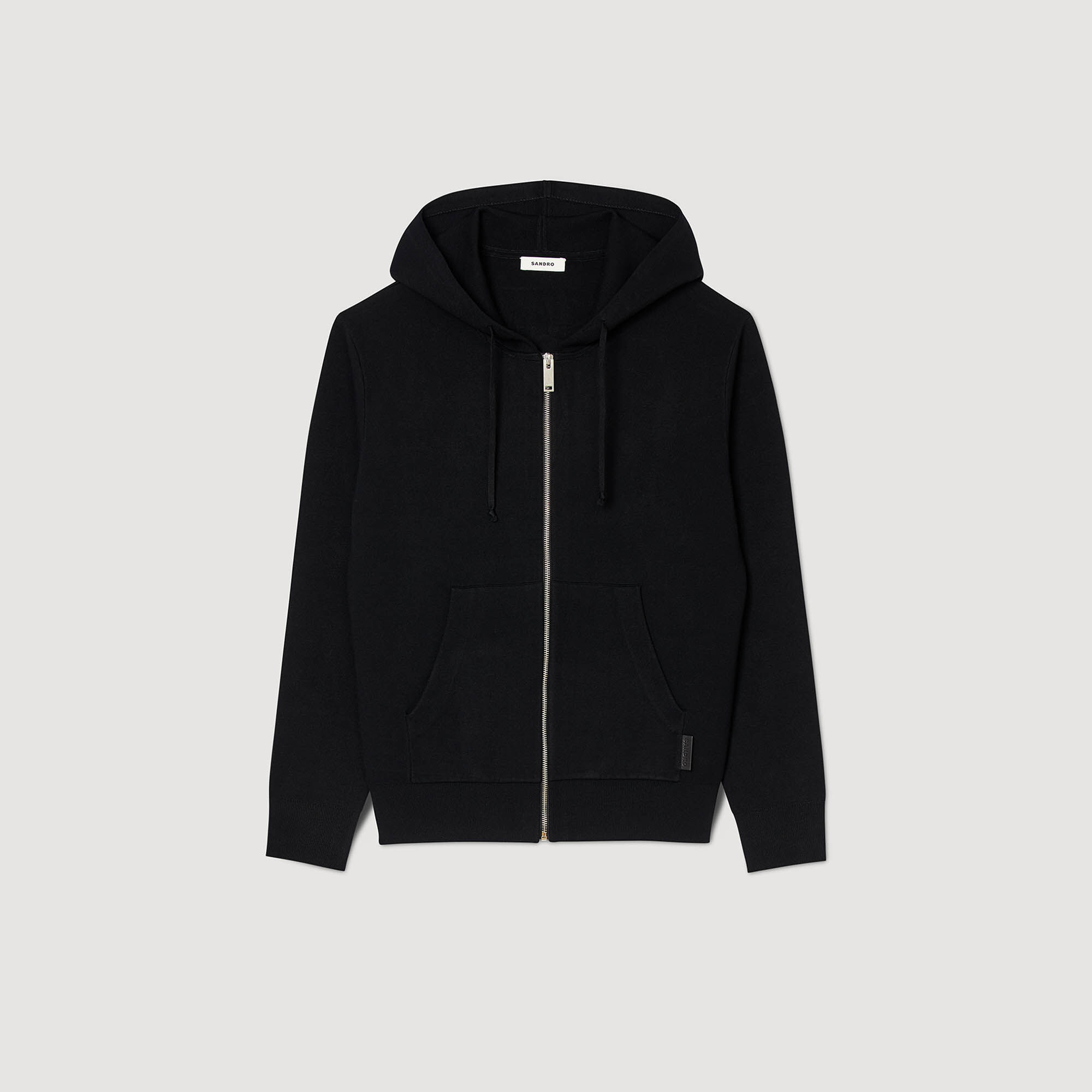 Hoodie black / gray for Men | Sandro Paris
