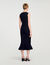 Knit midi dress with studs