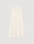Pointelle knit maxi skirt