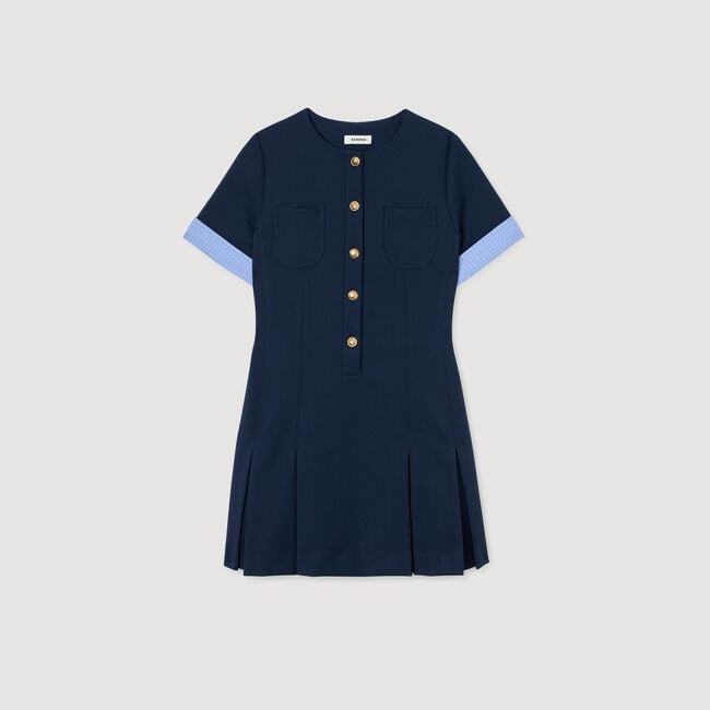Mini pleated dress