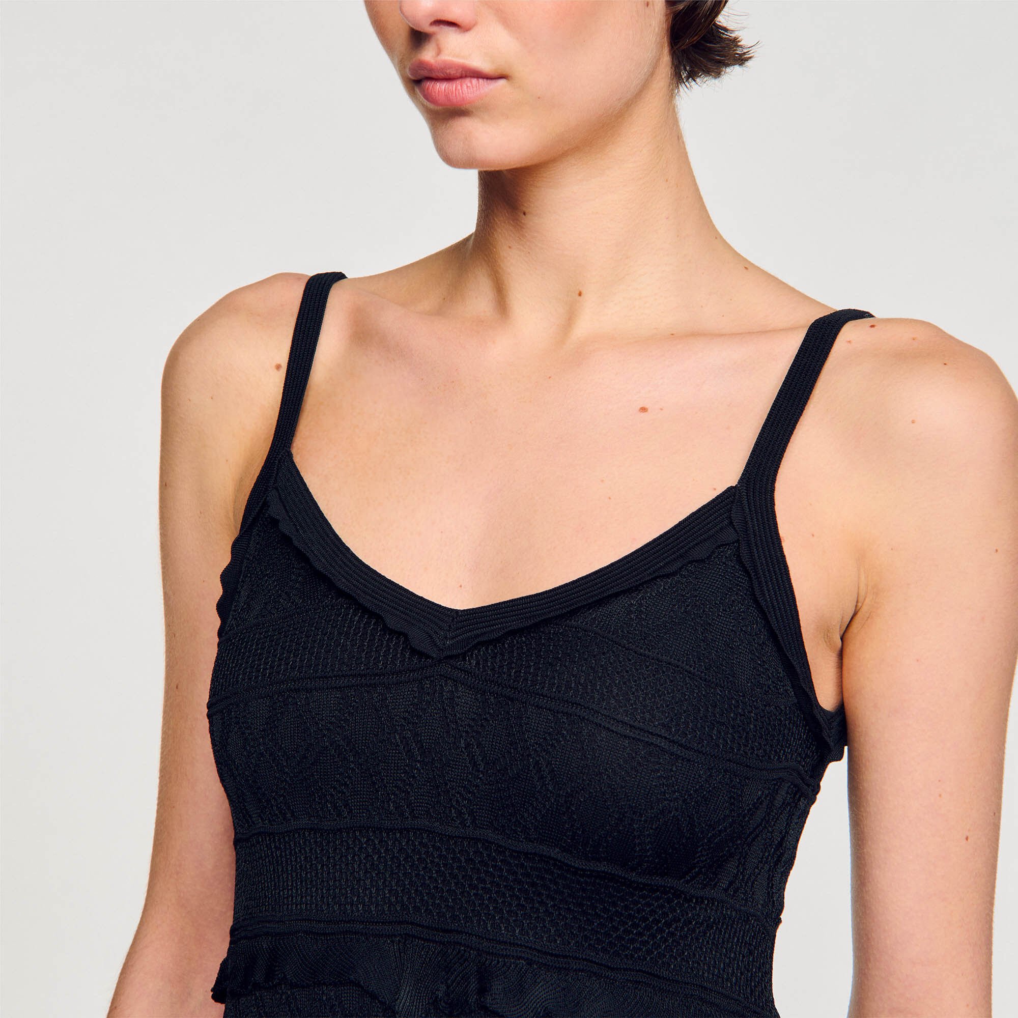 Knit maxi dress