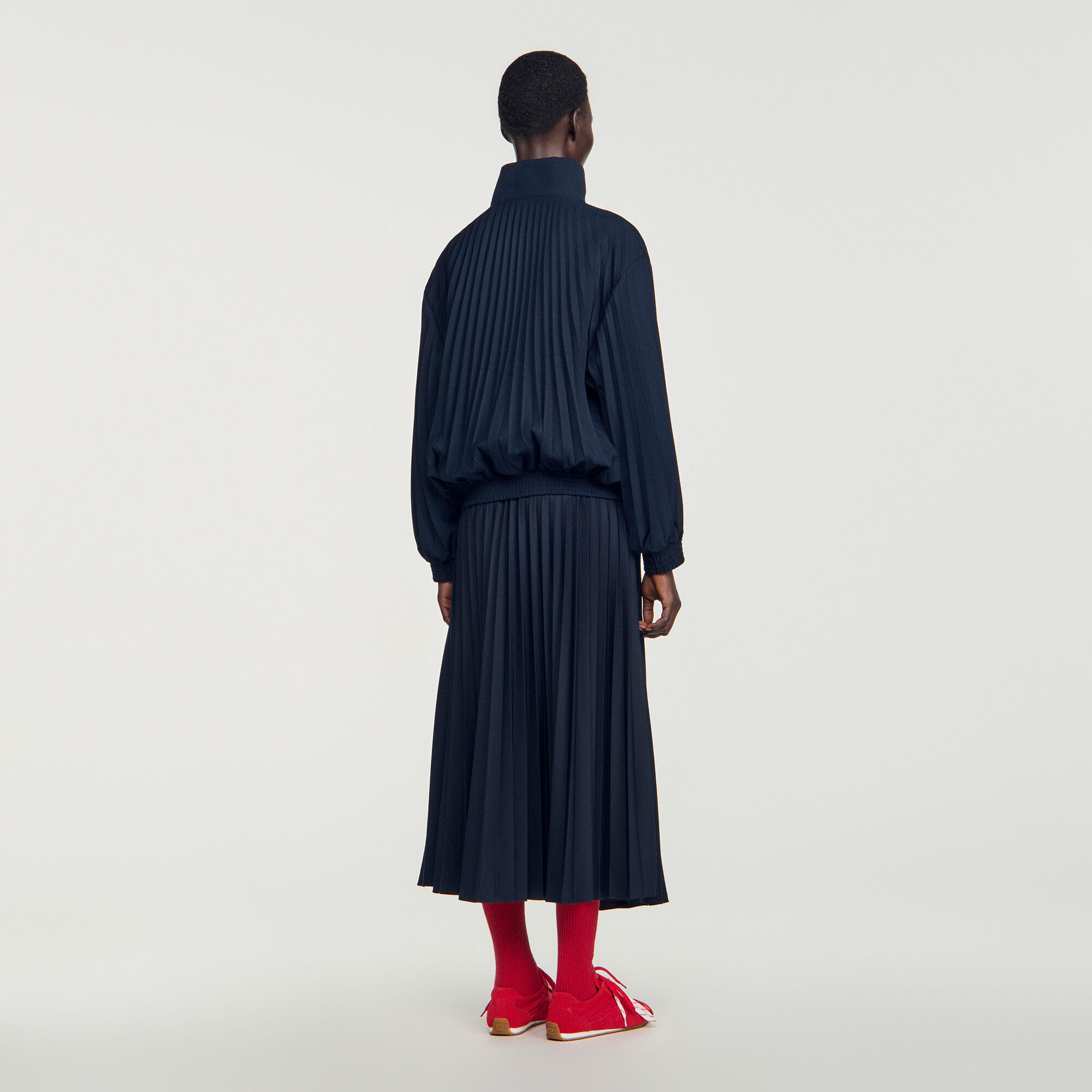 Pleated jacket