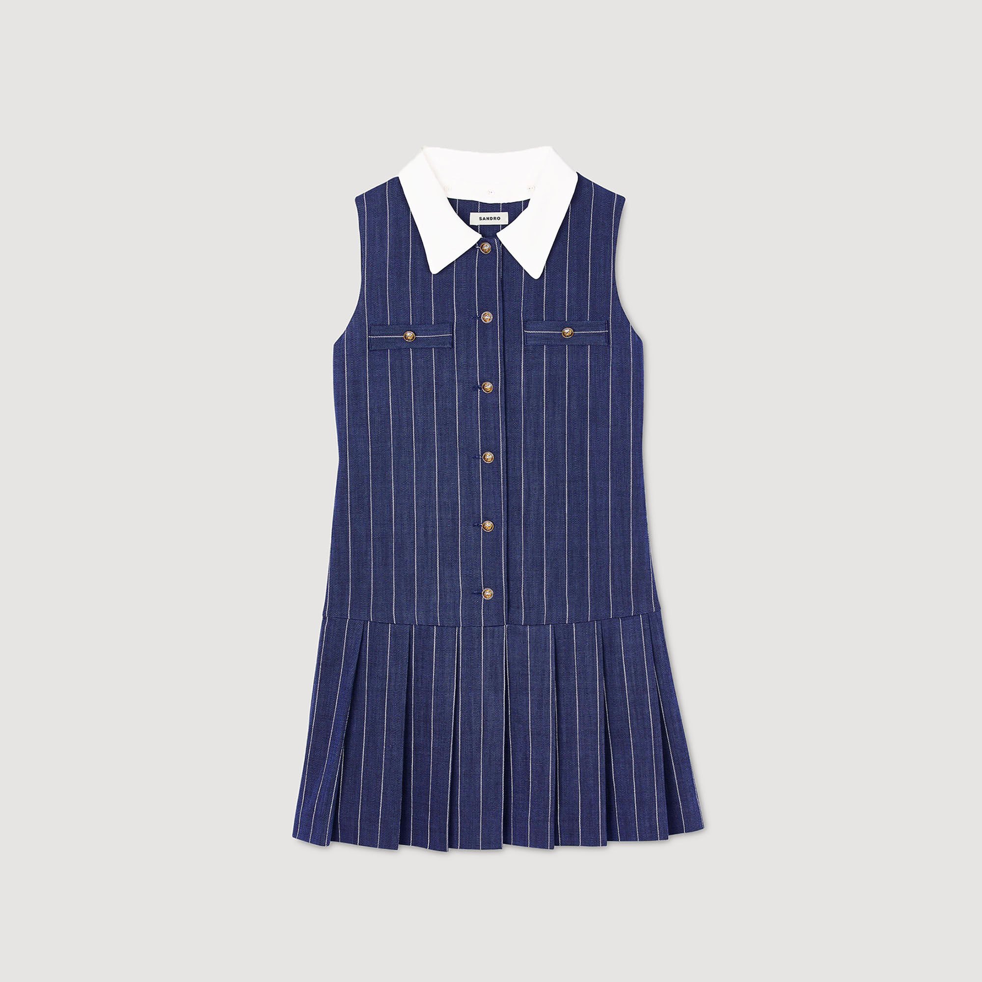Short striped dress