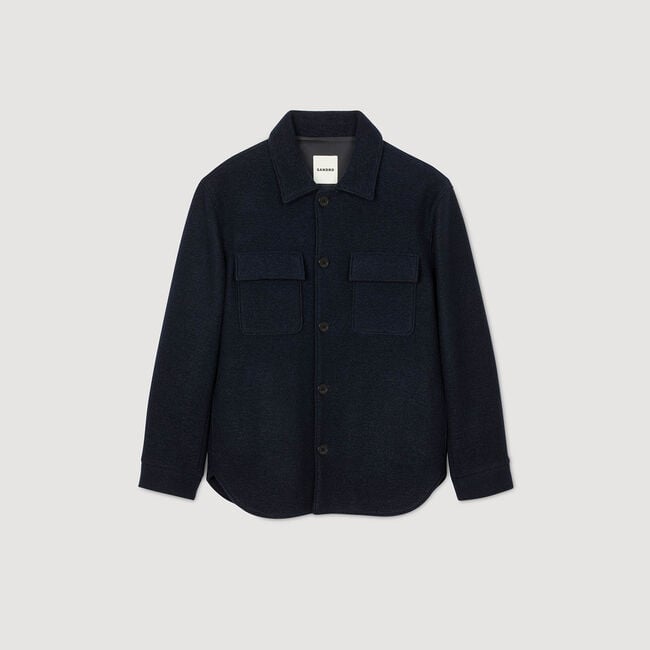 Wool overshirt