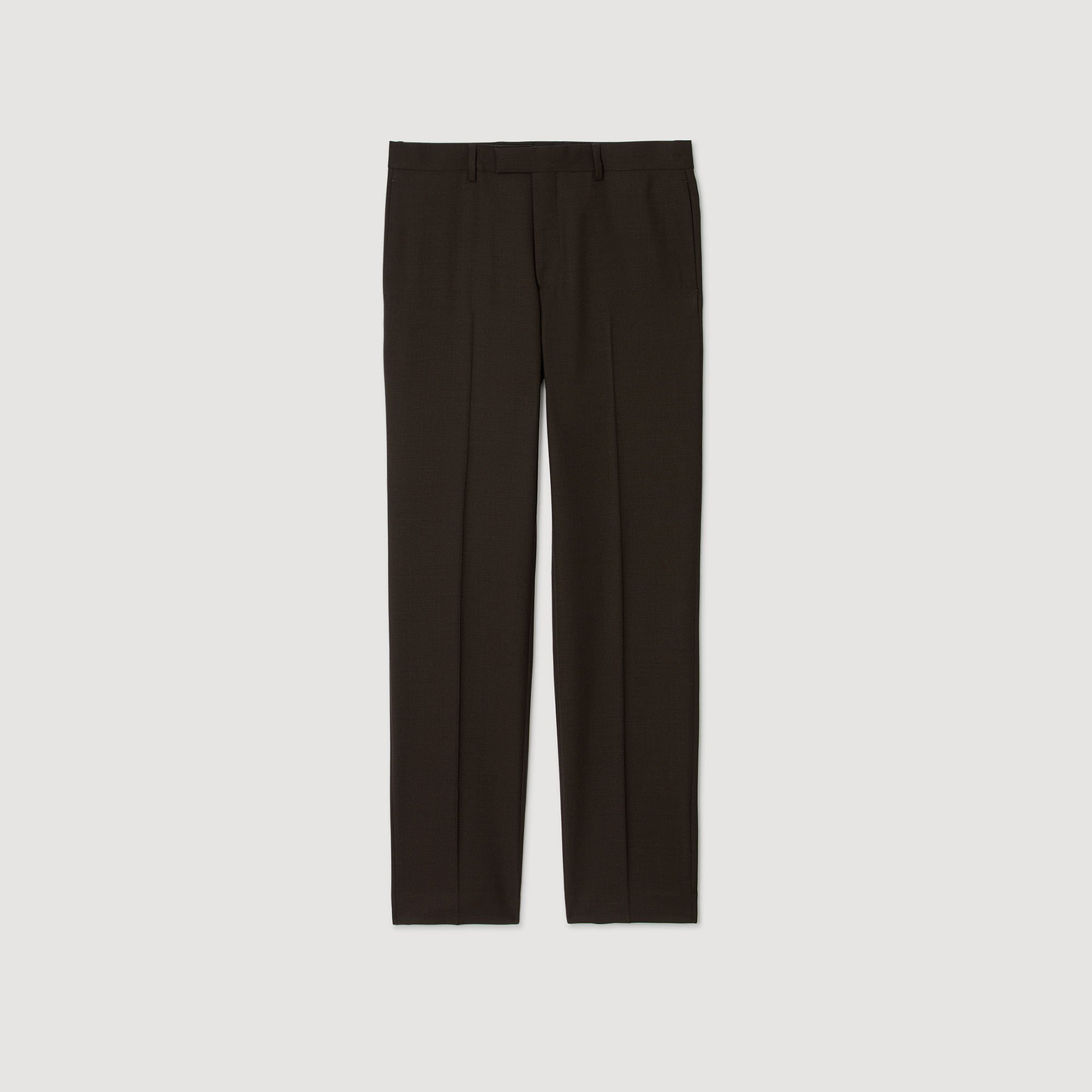 Wool suit trousers