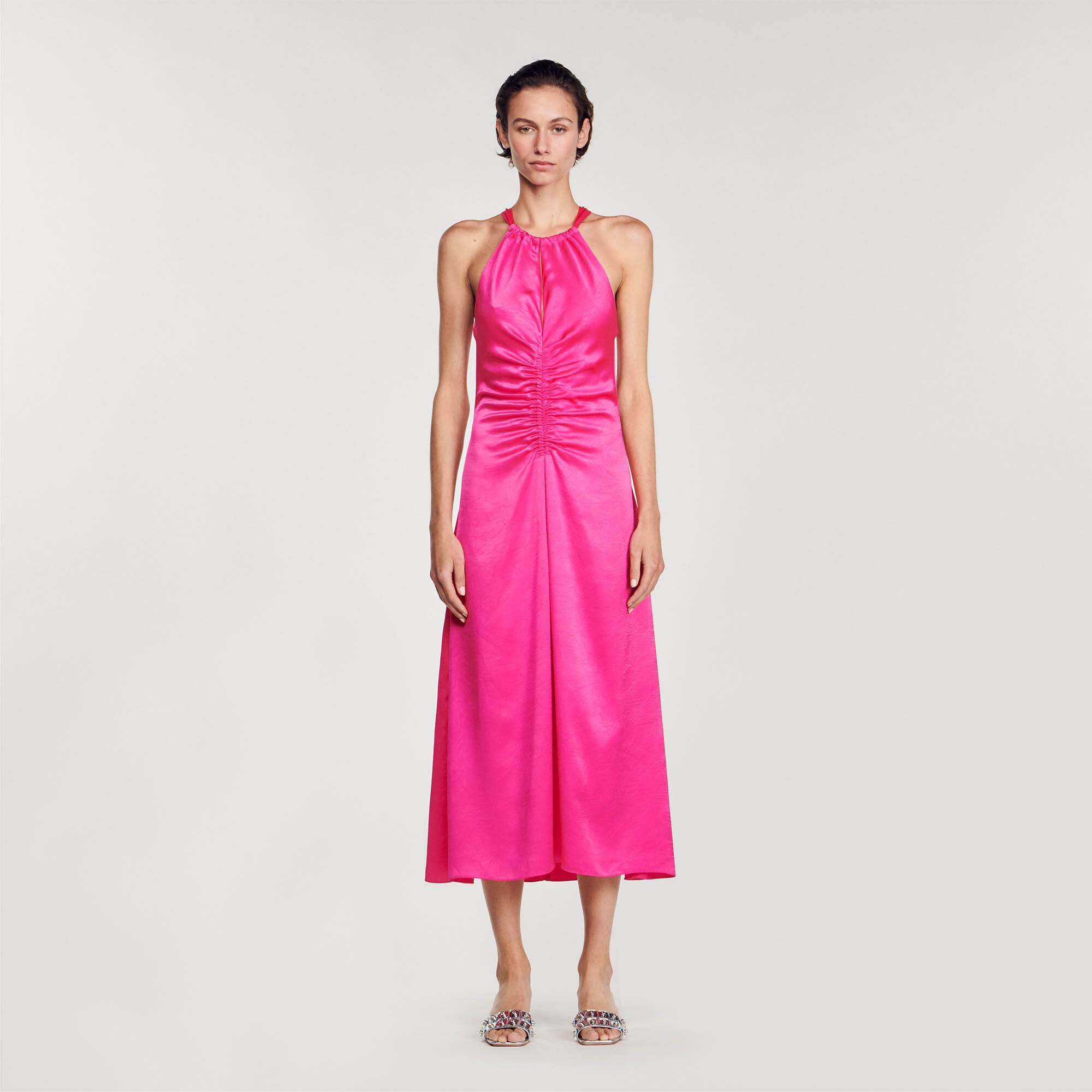sandro kleid pink
