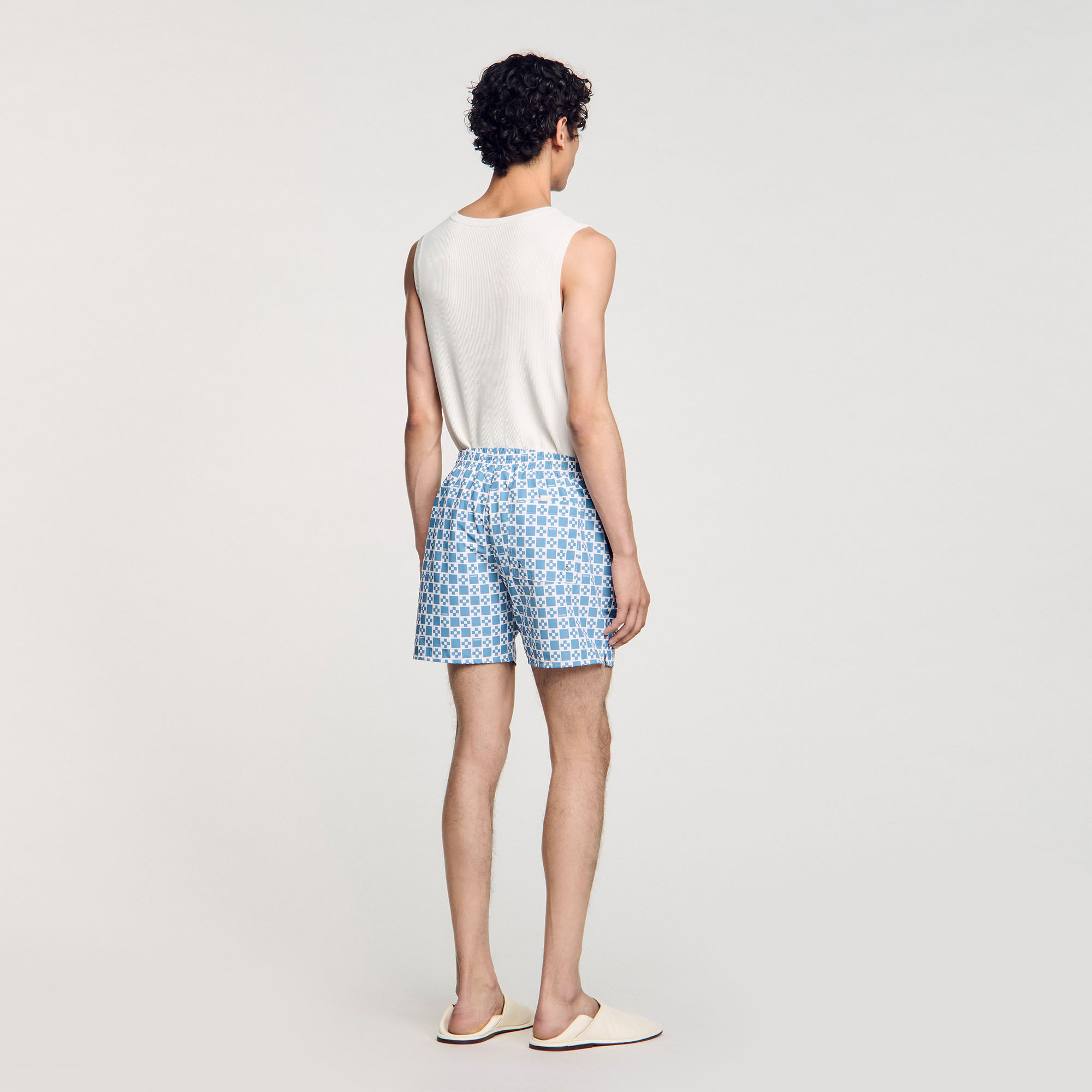 Square Cross swim shorts