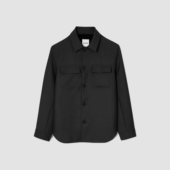 Buttoned oversized shirt - Men | Sandro