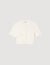 Cropped pointelle knit cardigan