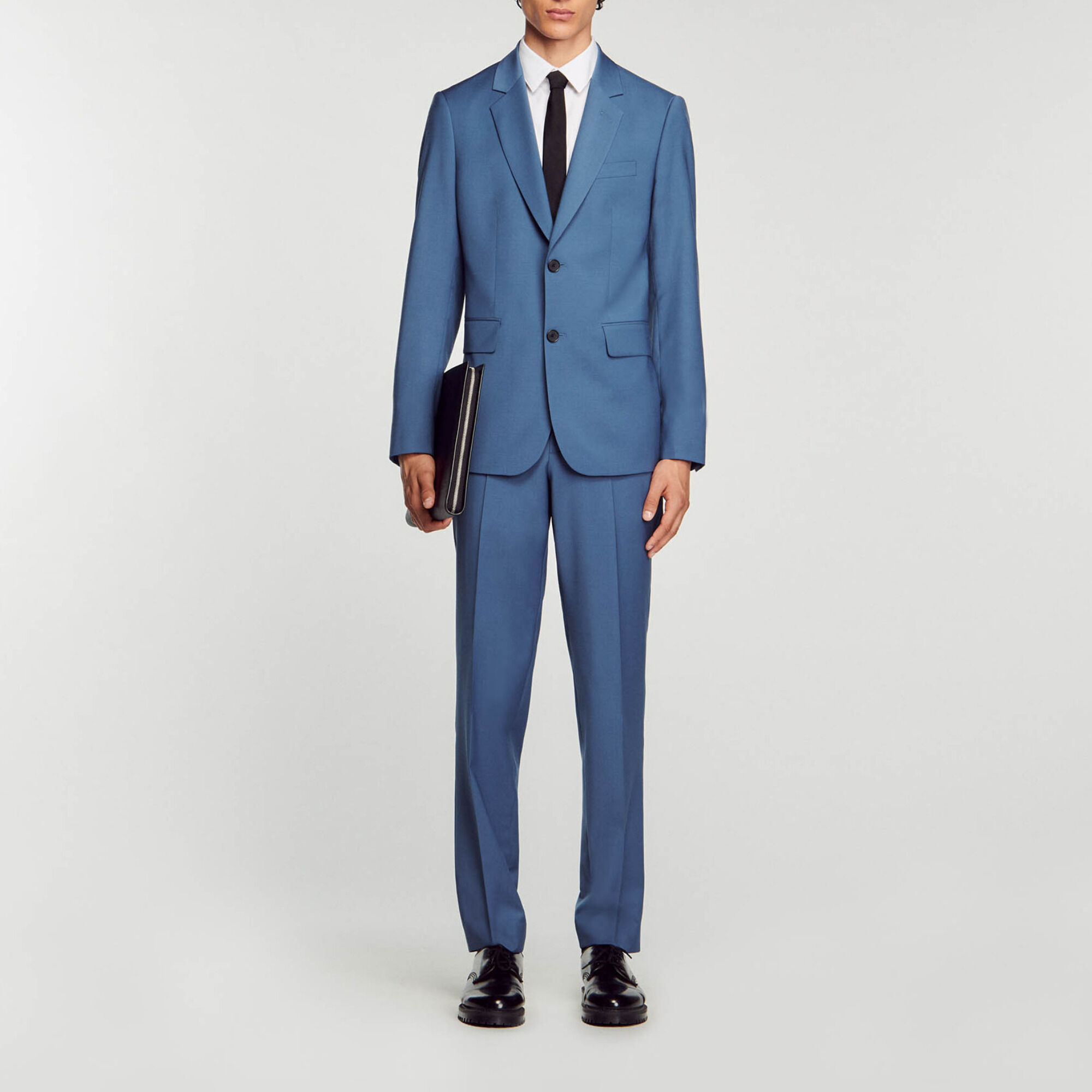 Sandro blue jacket best sale