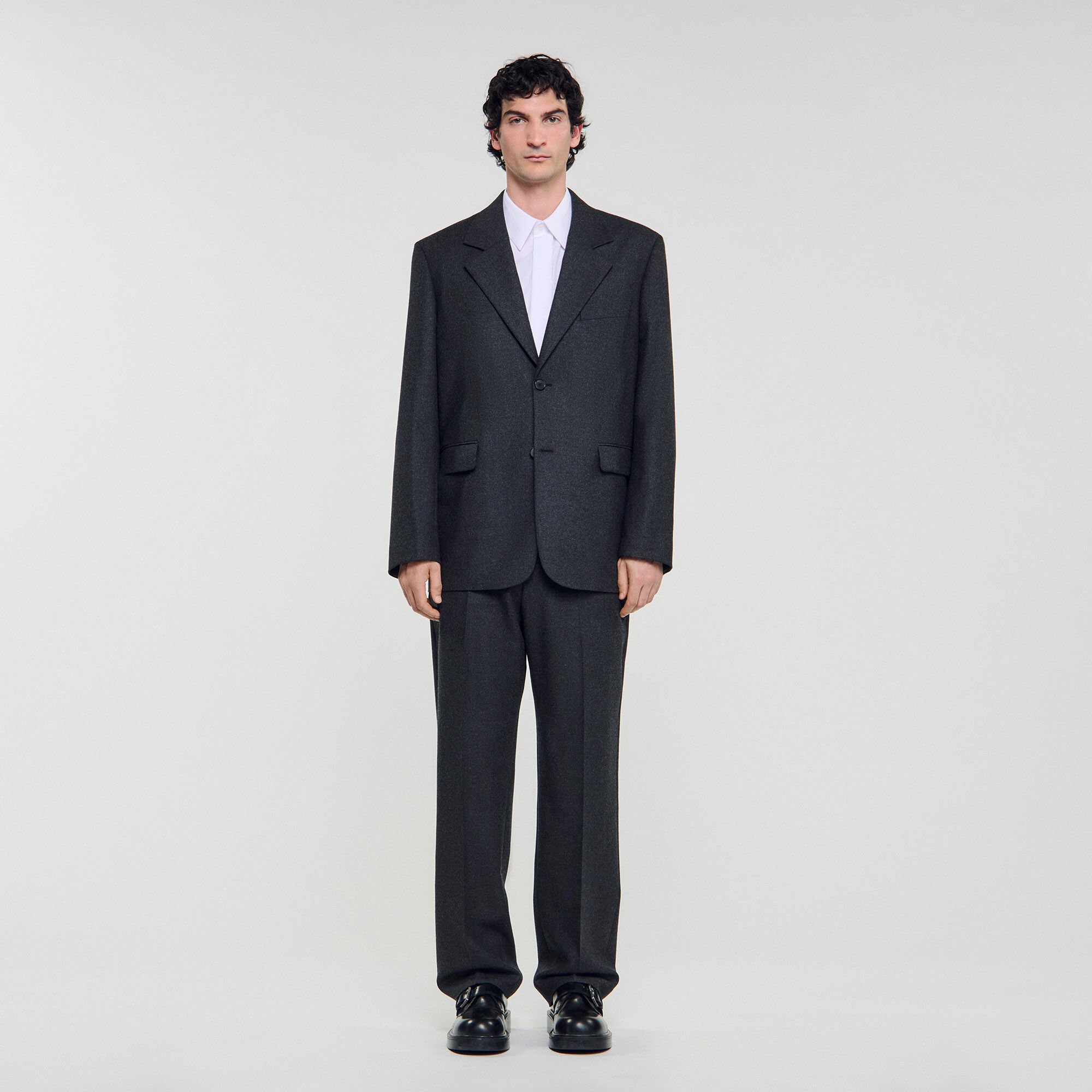 Wool suit jacket