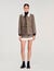 Mini skirt with removable belt