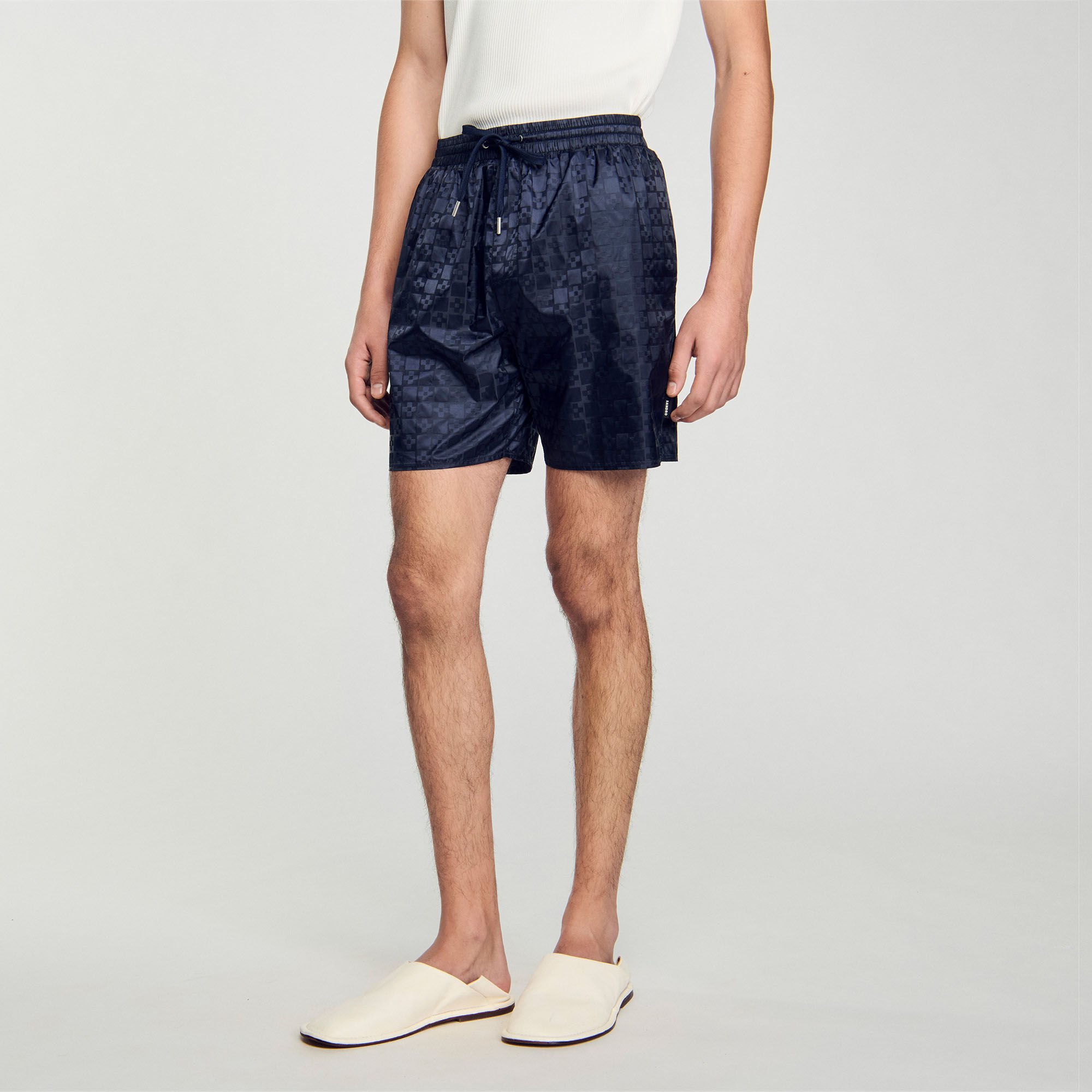 Square Cross swim shorts