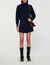 Cropped turtleneck sweater