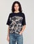 Floral motif T-shirt