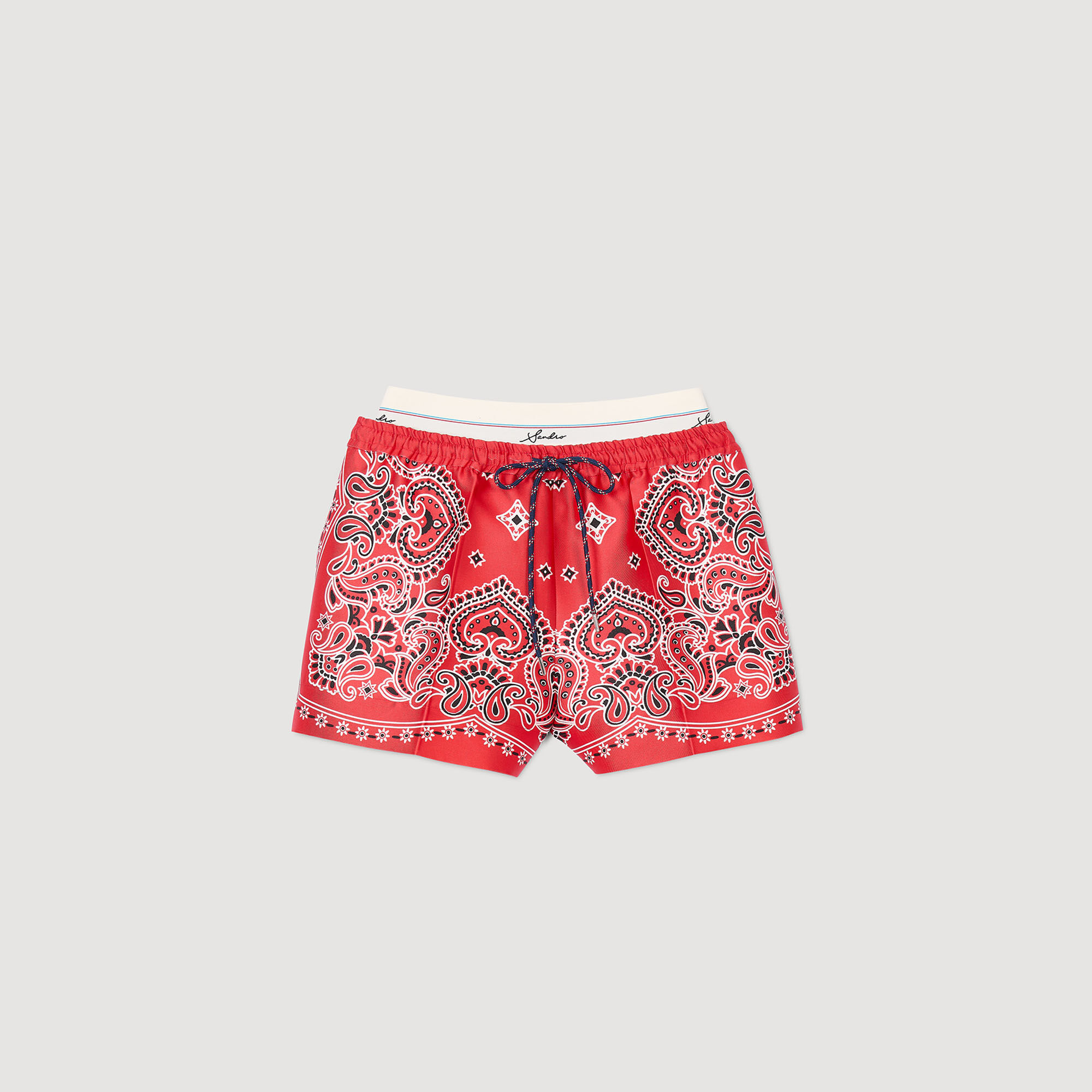 Sacai - Eric Haze Bandana Print Shorts | HBX - Globally