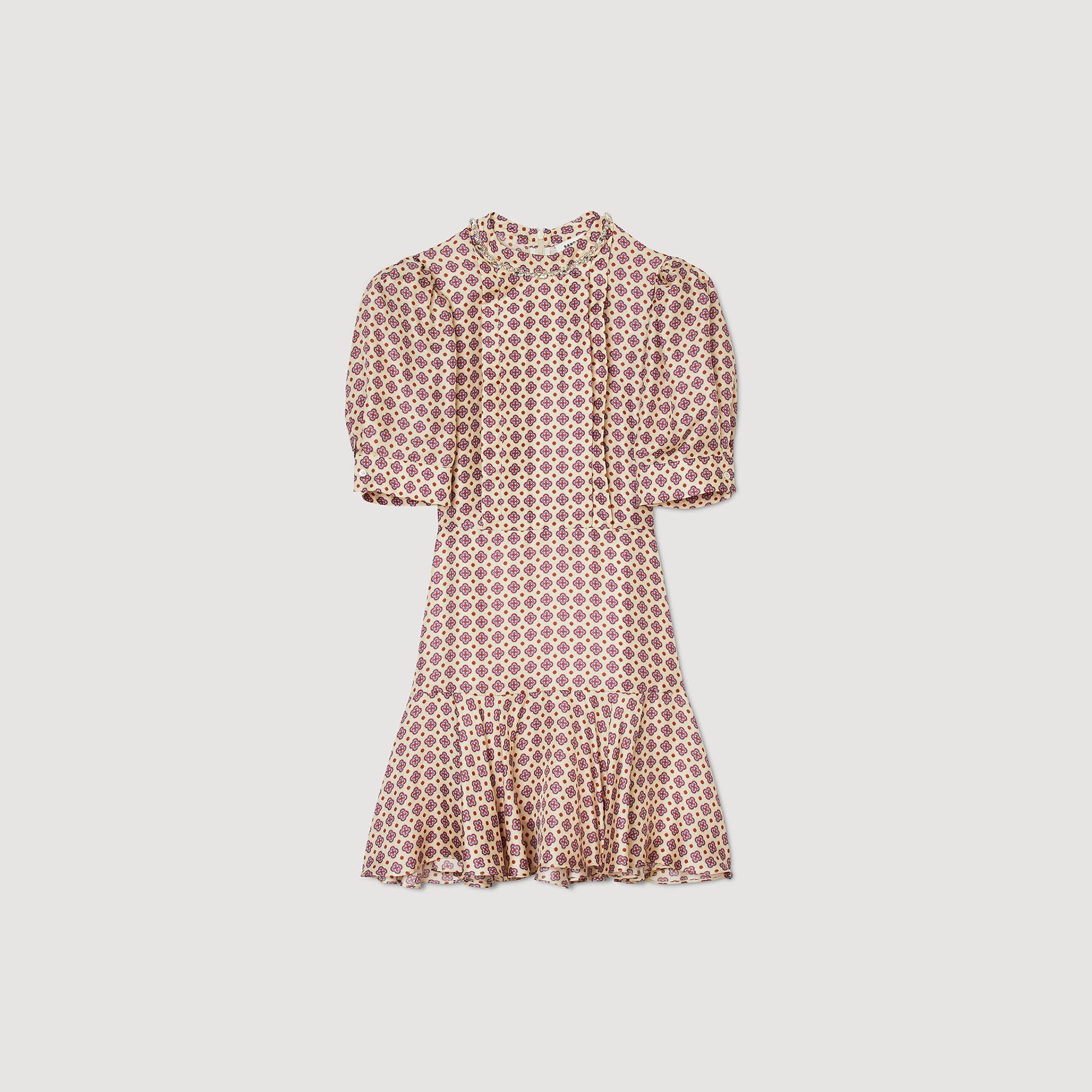 Short print dress