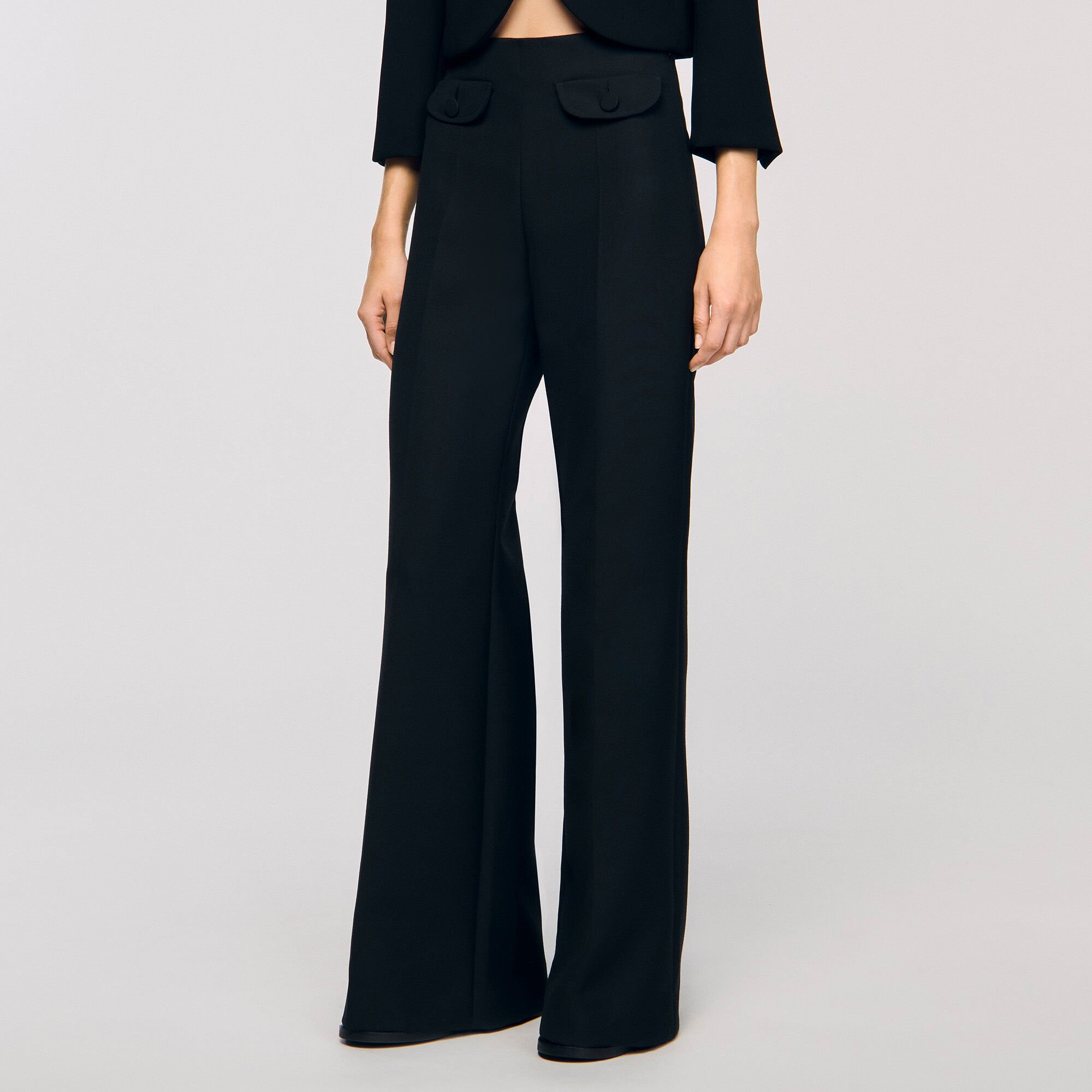 Pocket detail trousers