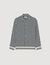 Square cross motif flowing shirt