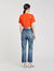 Crop top with cutout design